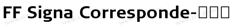 FF Signa Corresponde字体转换